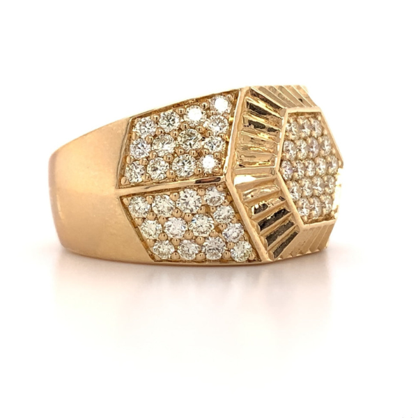 2.00Ct Iced Out Moissanite Ring
