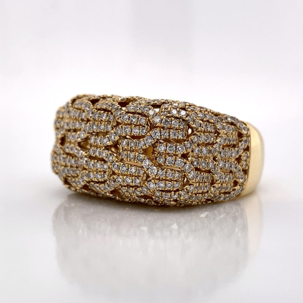 2.05Ct Moissanite Micro Pave Ring