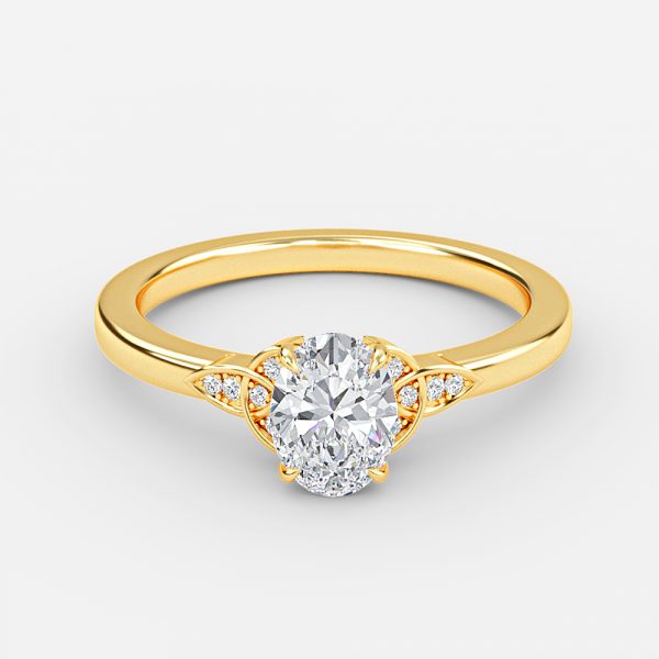 Kerensa Oval Vintage Inspired Moissanite Engagement Ring