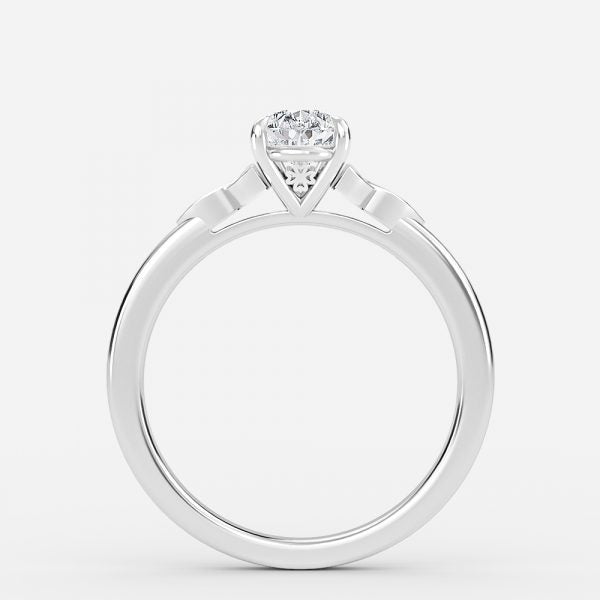 Kerensa Pear Vintage Moissanite Engagement Ring