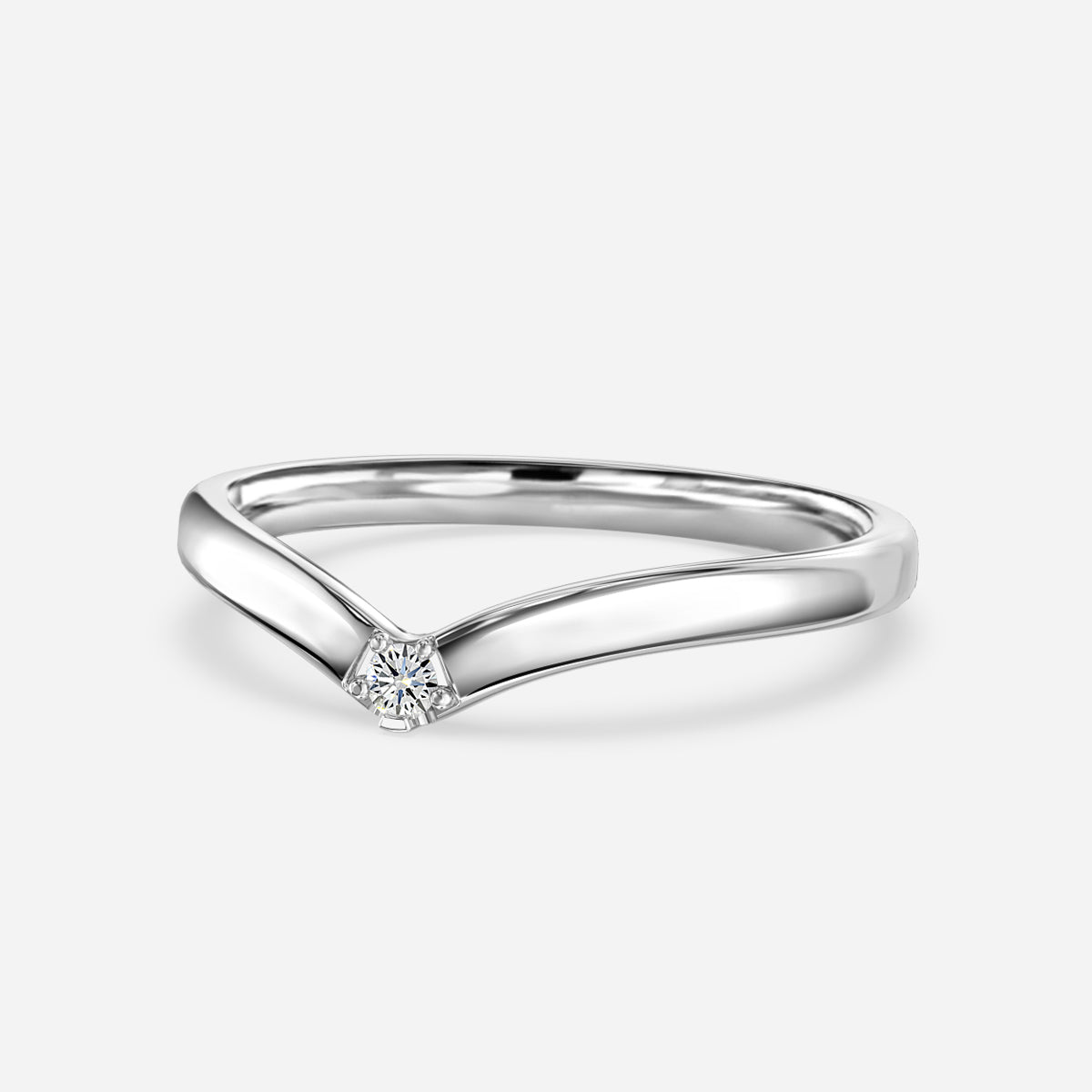 Kleo Moissanite Wedding Ring