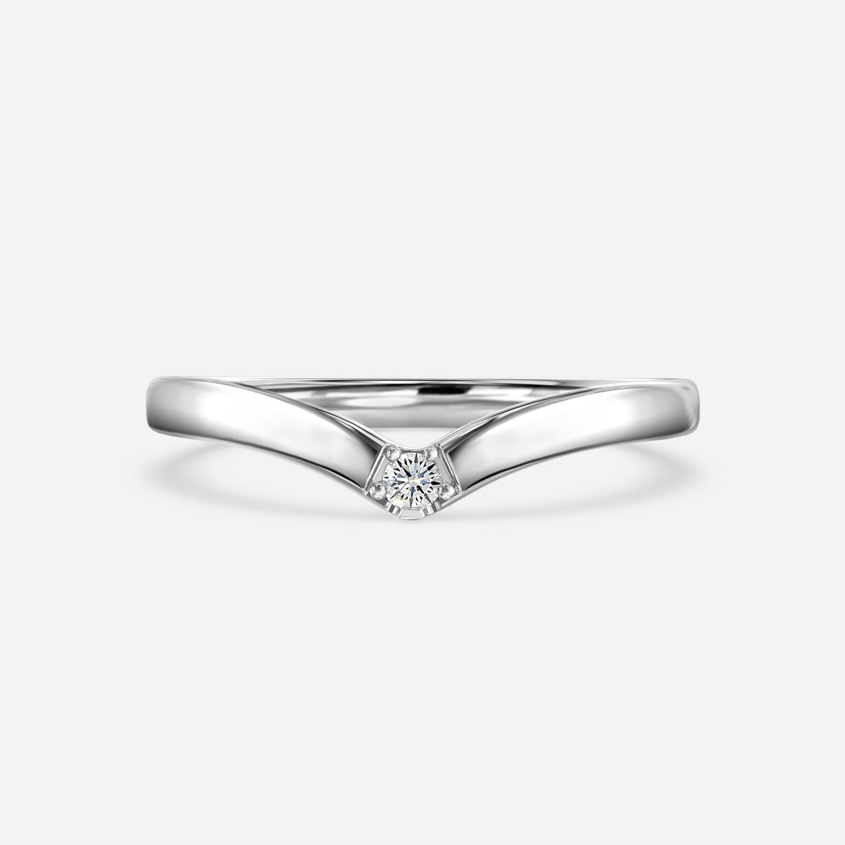 Kleo Moissanite Wedding Ring