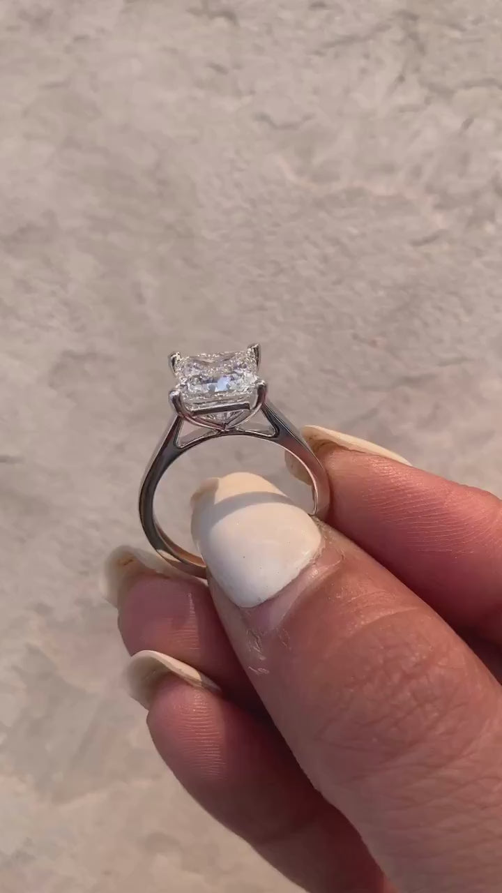 Unique Princess Engagement Ring