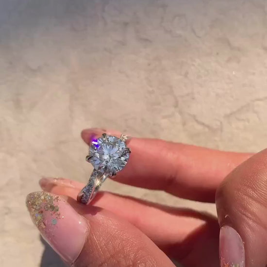 Tatiana Round Diamond Engagement Ring