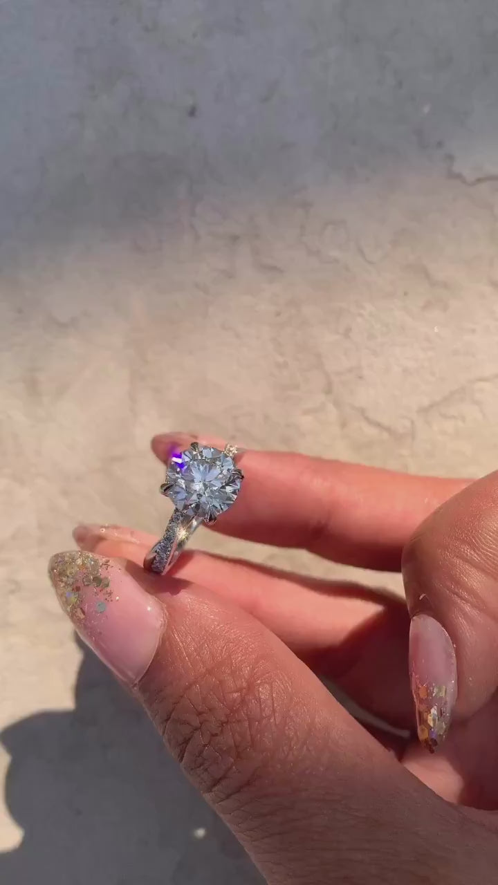 Tatiana Round Diamond Engagement Ring