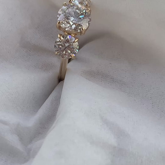 Saskia Moissanite Engagement Ring
