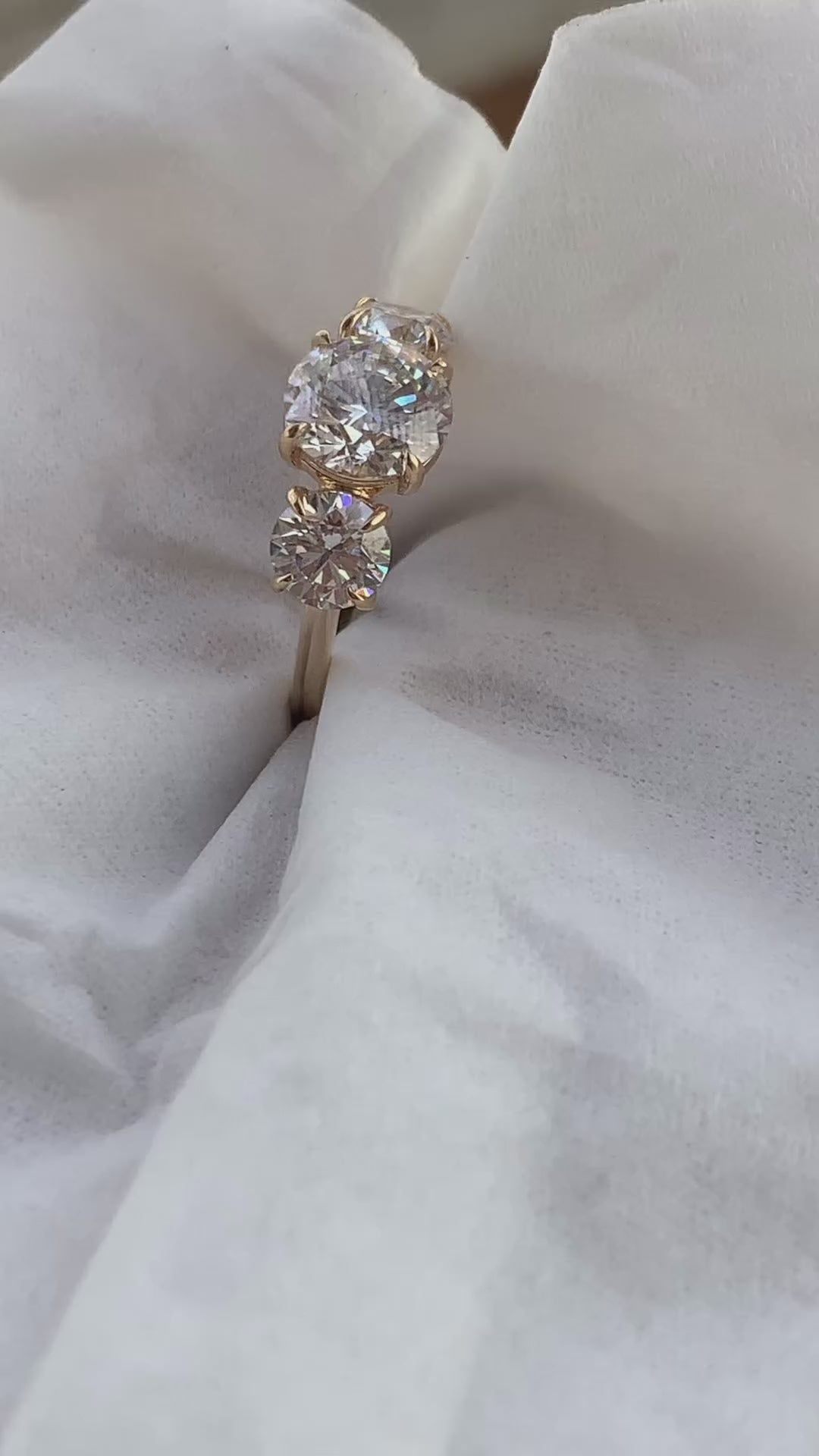 Saskia Moissanite Engagement Ring