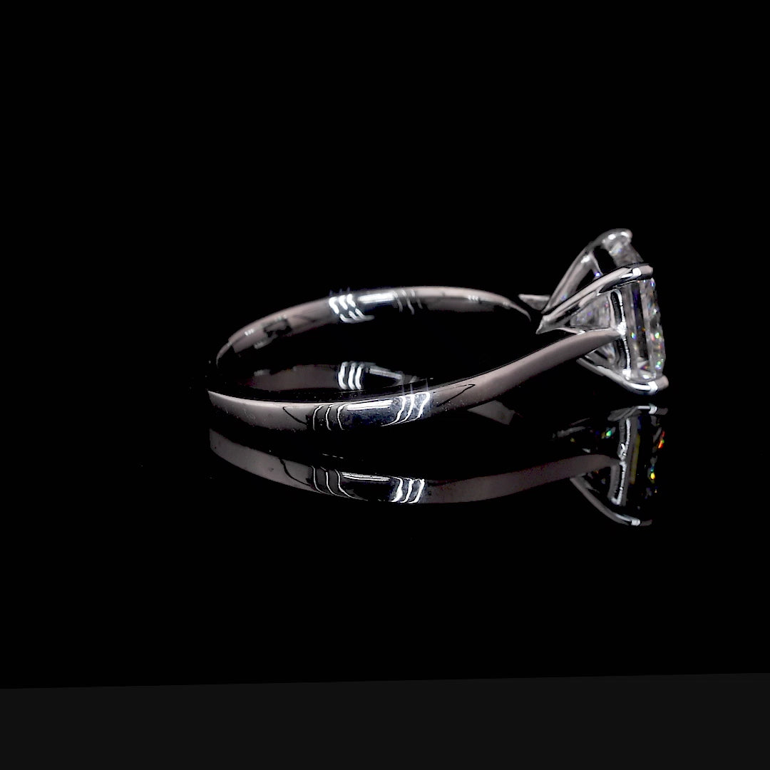 Simone Princess Solitaire Engagement Ring
