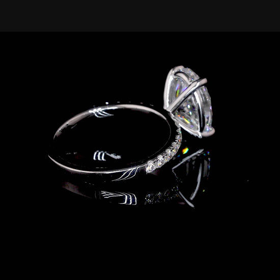 Moissanite Engagement Ring