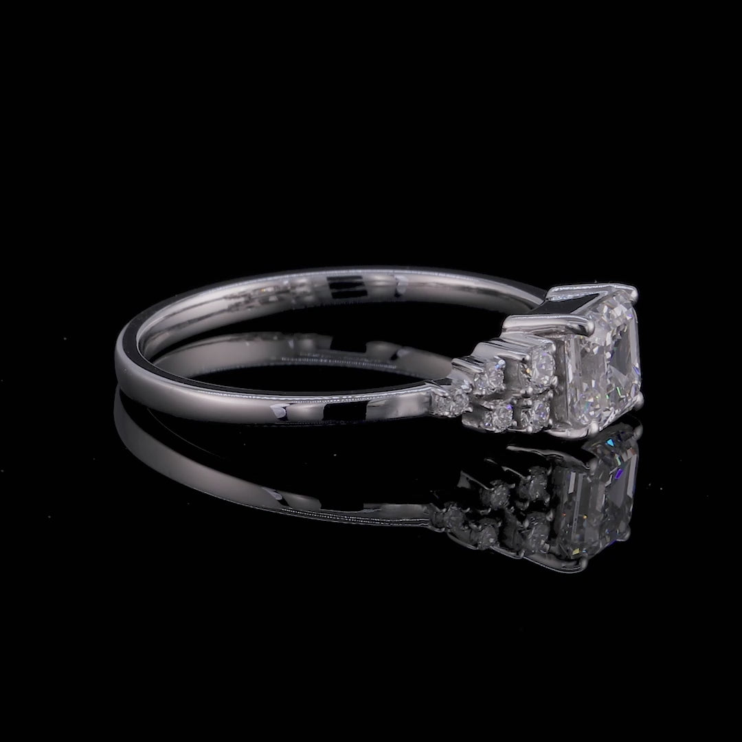 Cluster Engagement Ring