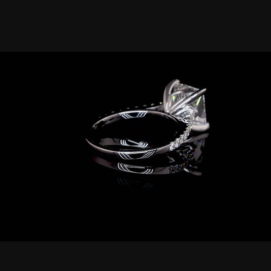 Moissanite Engagement Ring