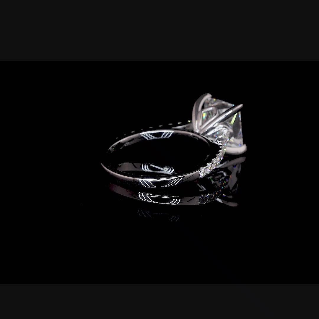 Moissanite Engagement Ring