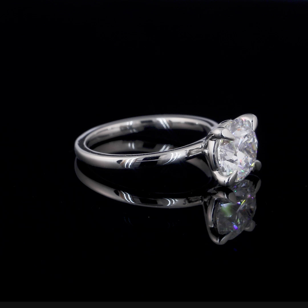 Alara Round Solitaire Engagement Ring