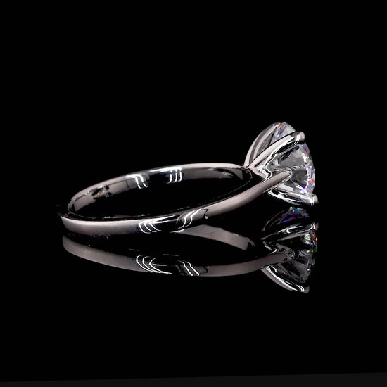 Moissanite Engagement Ring