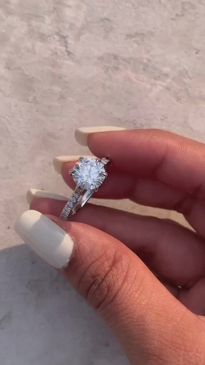 Jael Round Engagement Ring