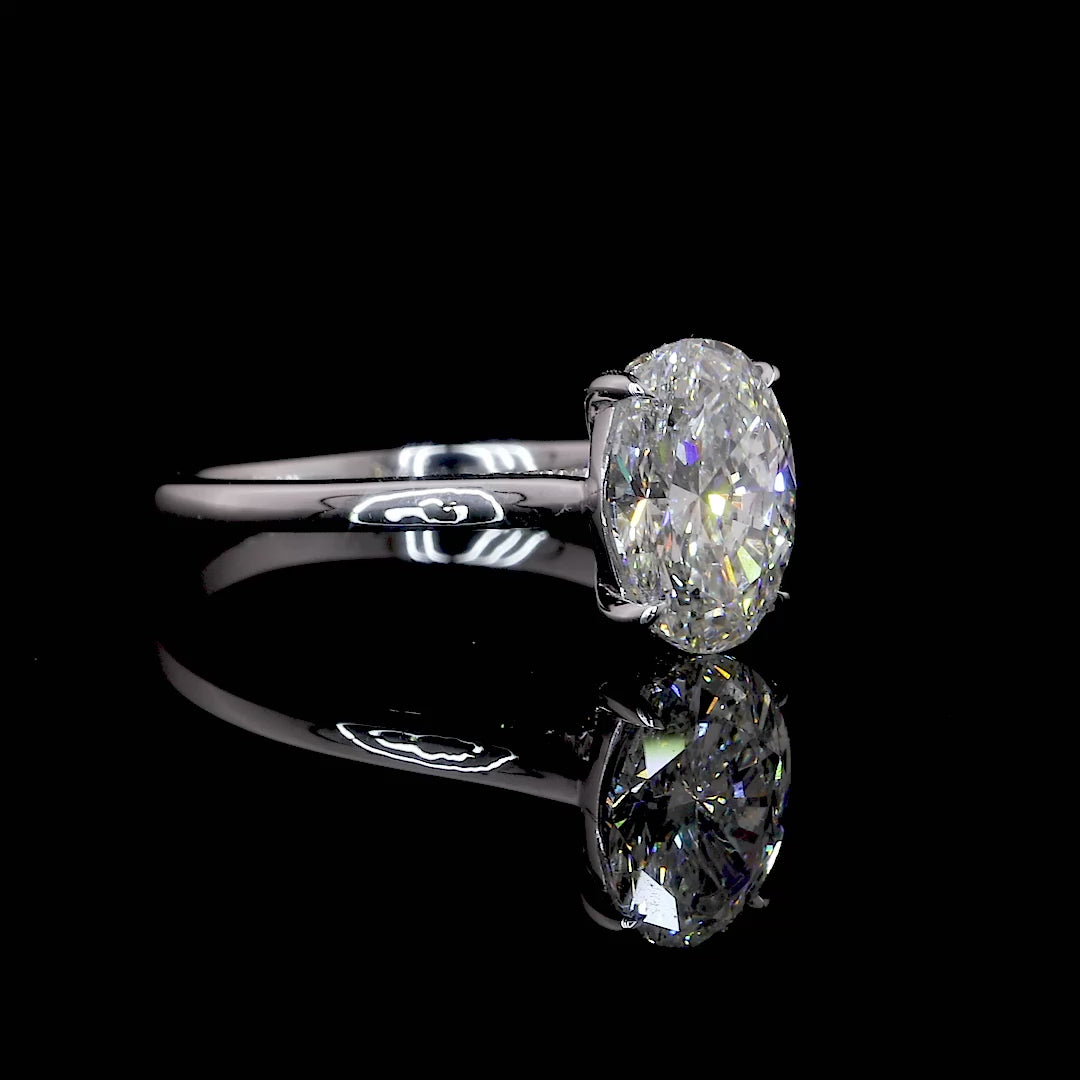 Moissanite Engagement Ring