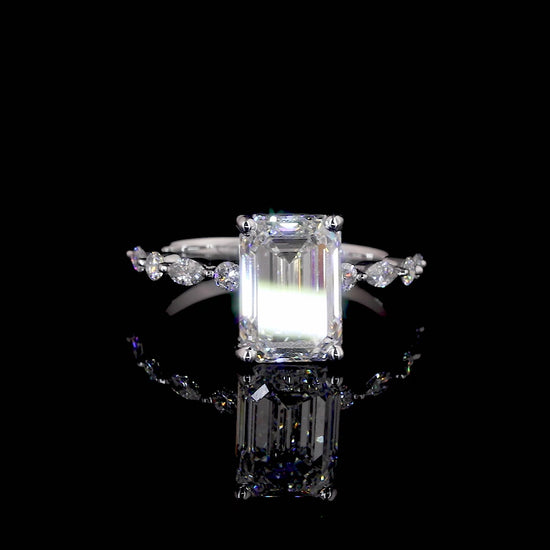 Moissanite Engagement Ring