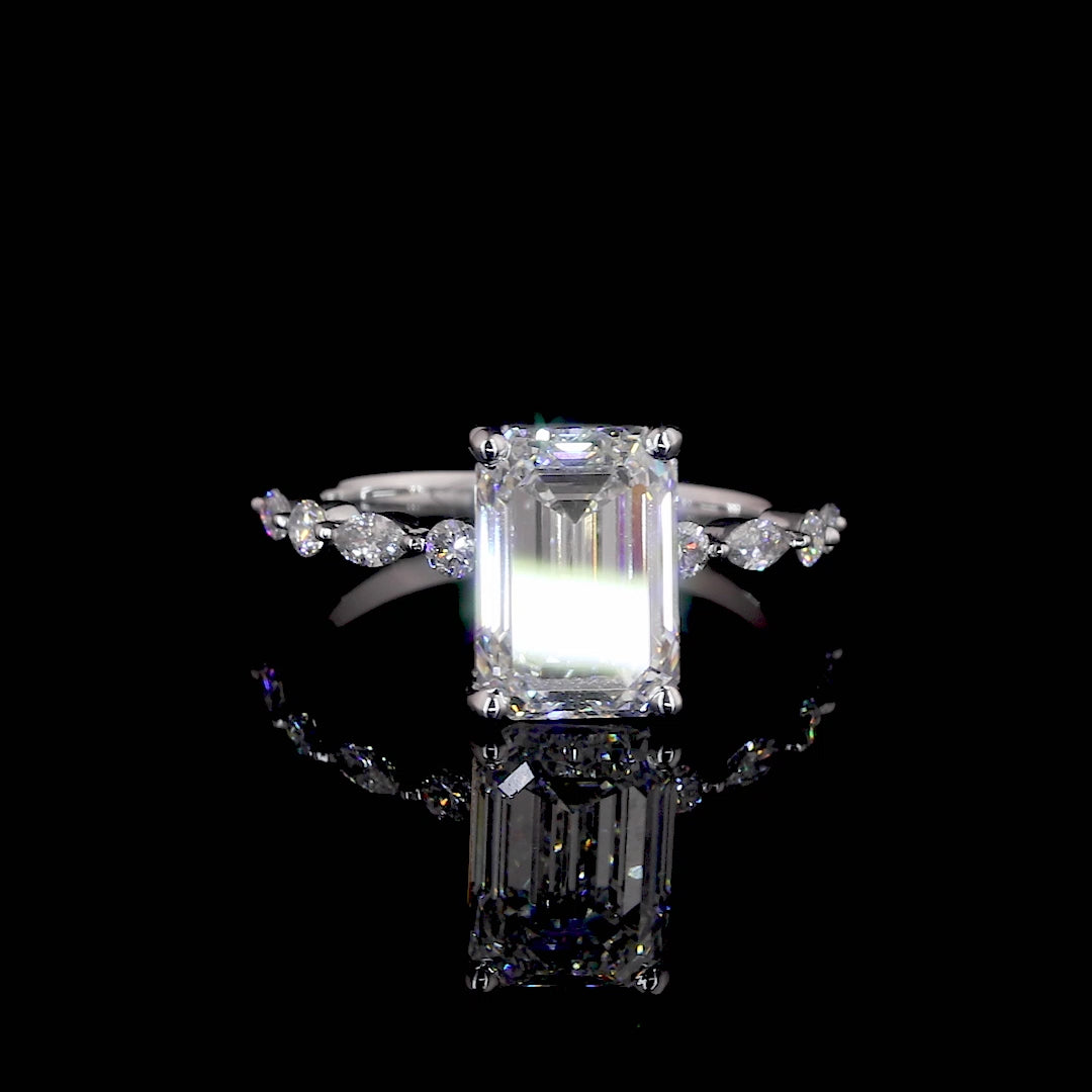 Moissanite Engagement Ring