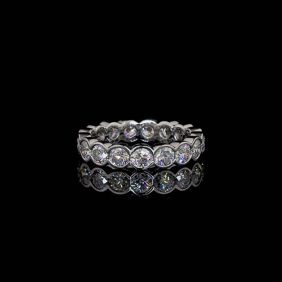 Hubli Moissanite Eternity Wedding Band