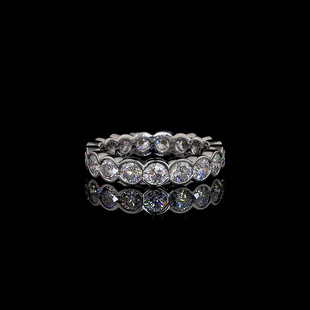 Hubli Moissanite Eternity Wedding Band
