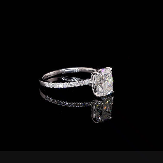 Moissanite Engagement Ring