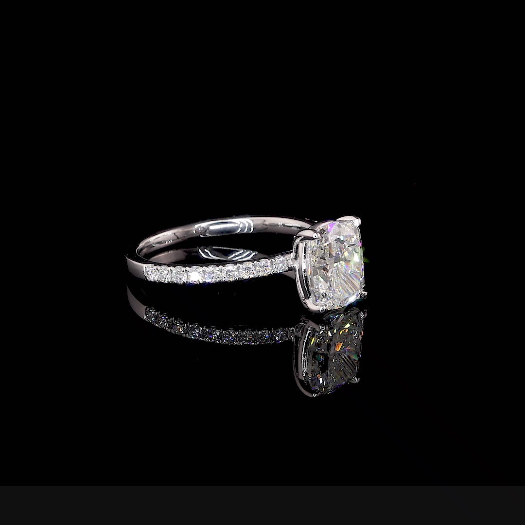 Moissanite Engagement Ring