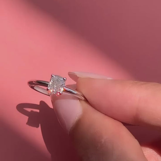Ailani Cushion Moissanite Engagement Ring