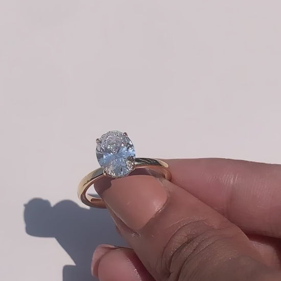 Moissanite Engagement Ring