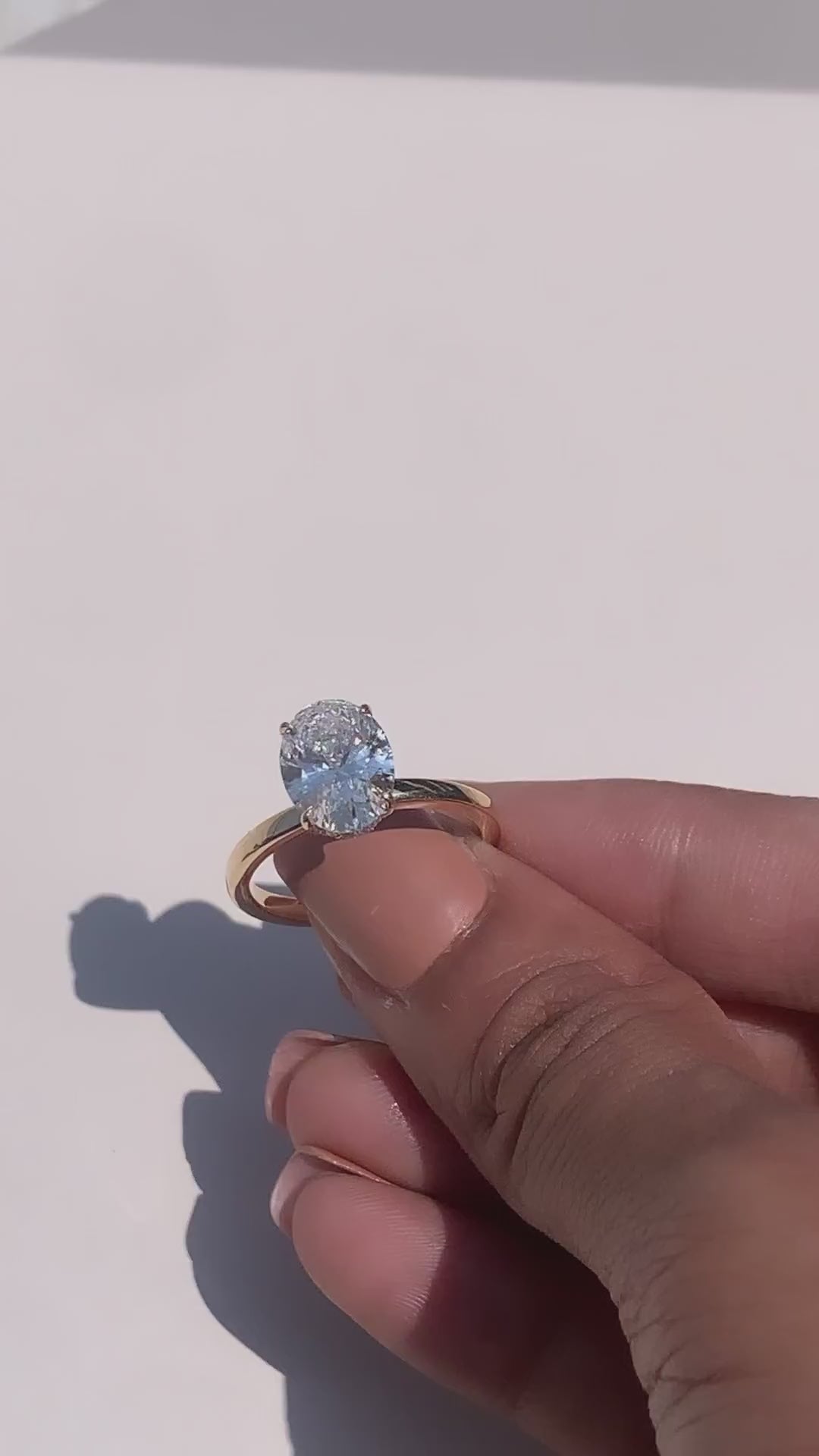 Moissanite Engagement Ring