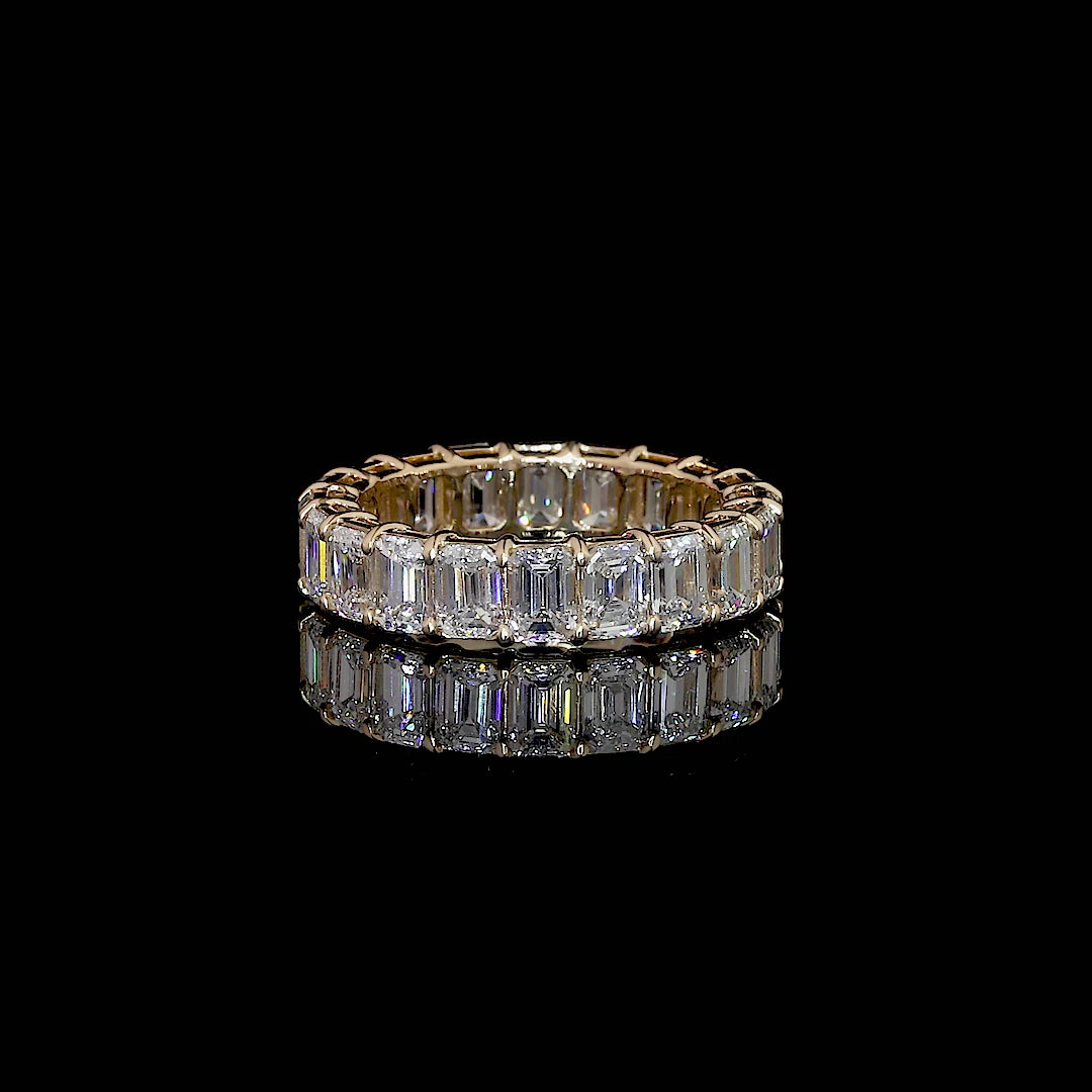 Moissanite Eternity Band
