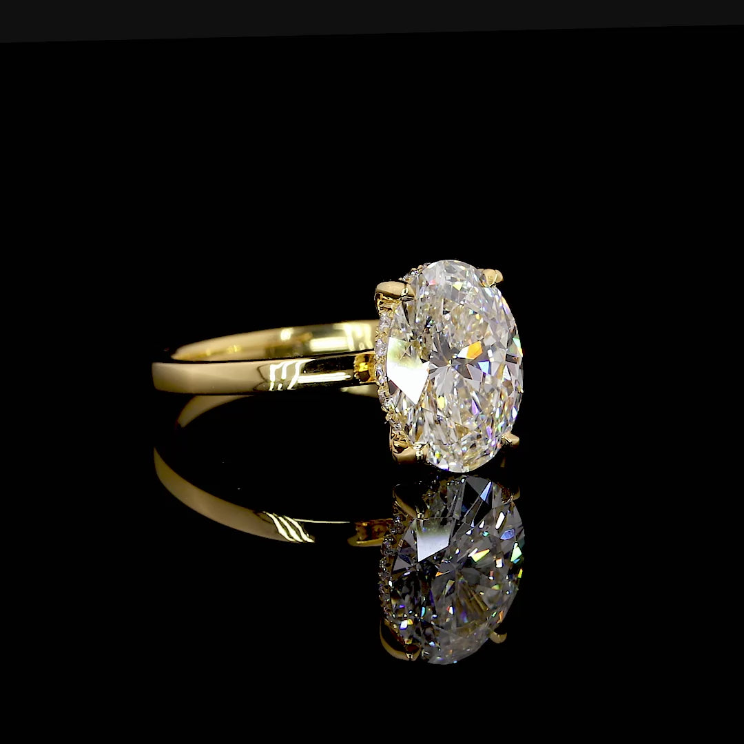 Moissanite Engagement Ring