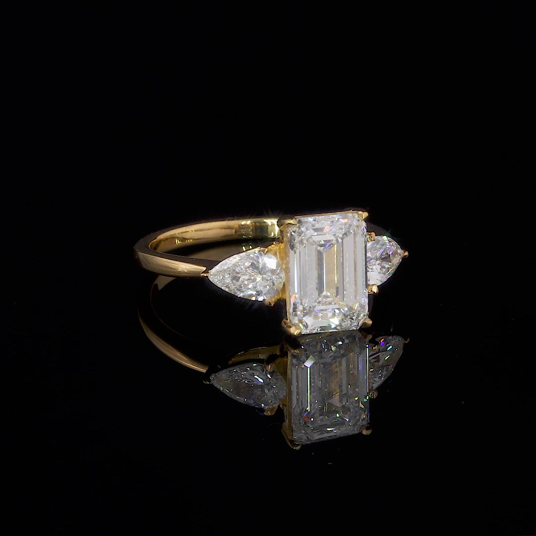 Moissanite Engagement Ring
