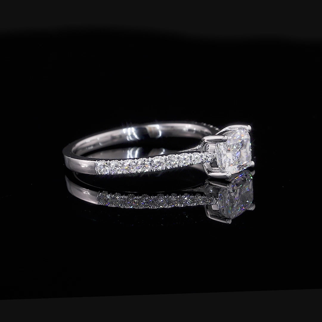 Bellamy Cushion Engagement Ring