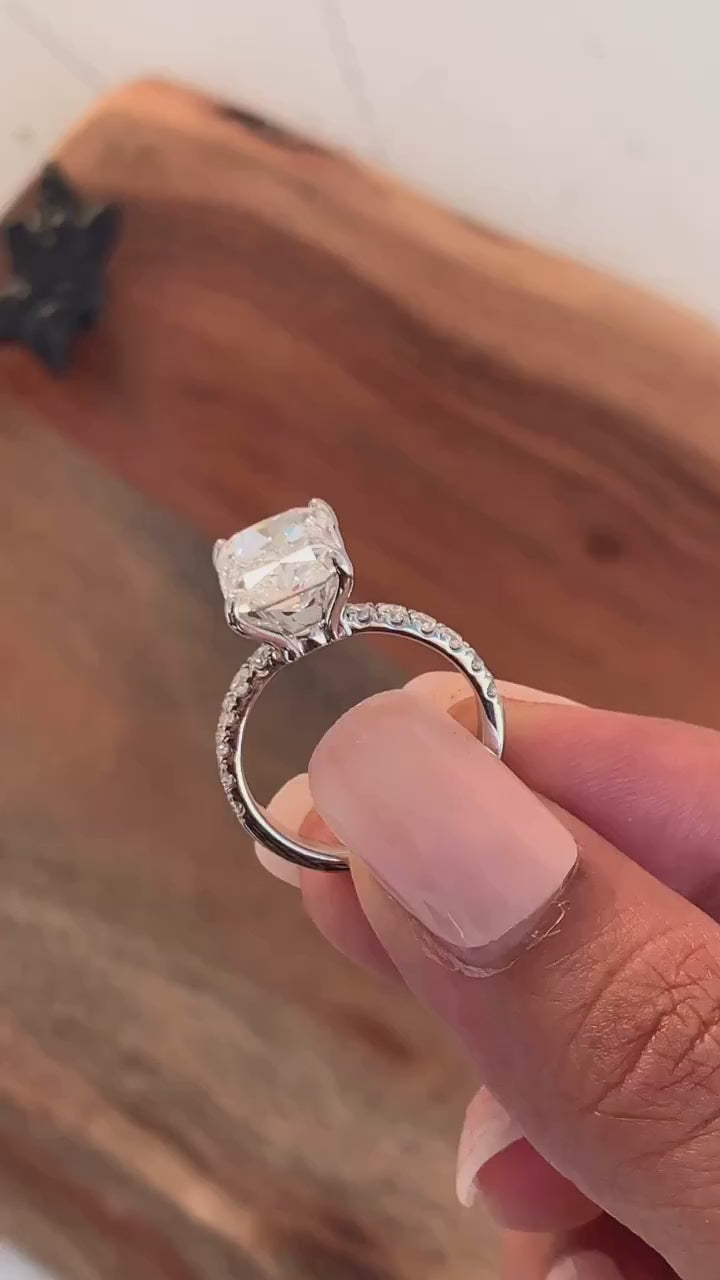 Radiant Engagement Ring