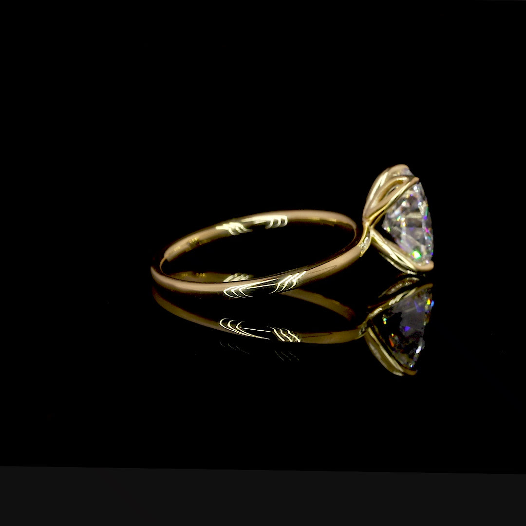 Samira Oval Solitaire Engagement Ring