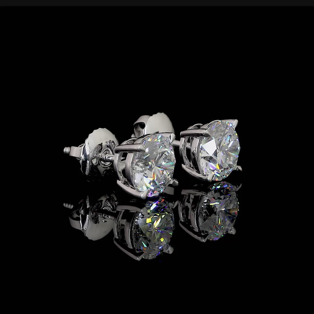 Moissanite Stud Earrings
