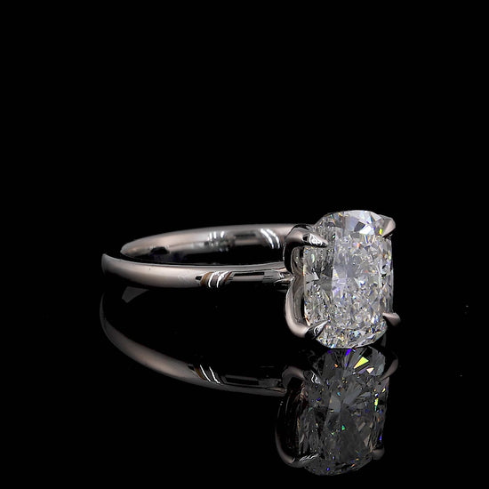 Samira Cushion Moissanite Engagement Ring