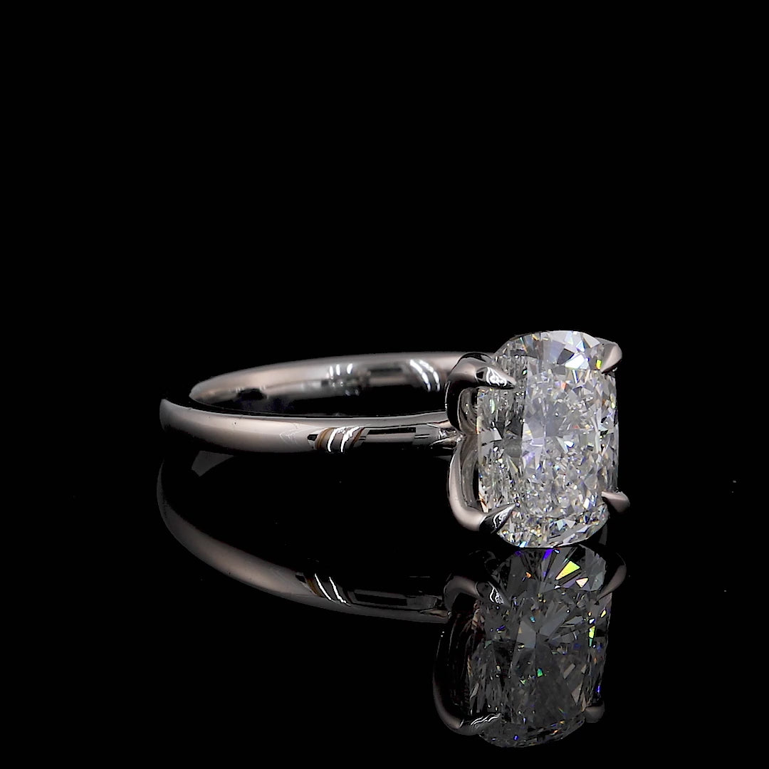 Samira Cushion Moissanite Engagement Ring