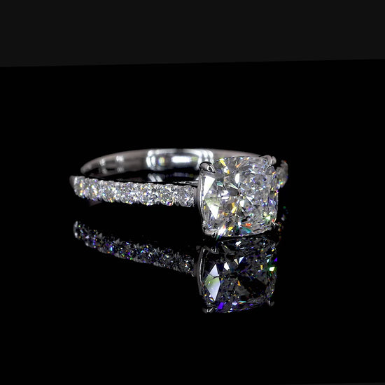 Moissanite Engagement Ring