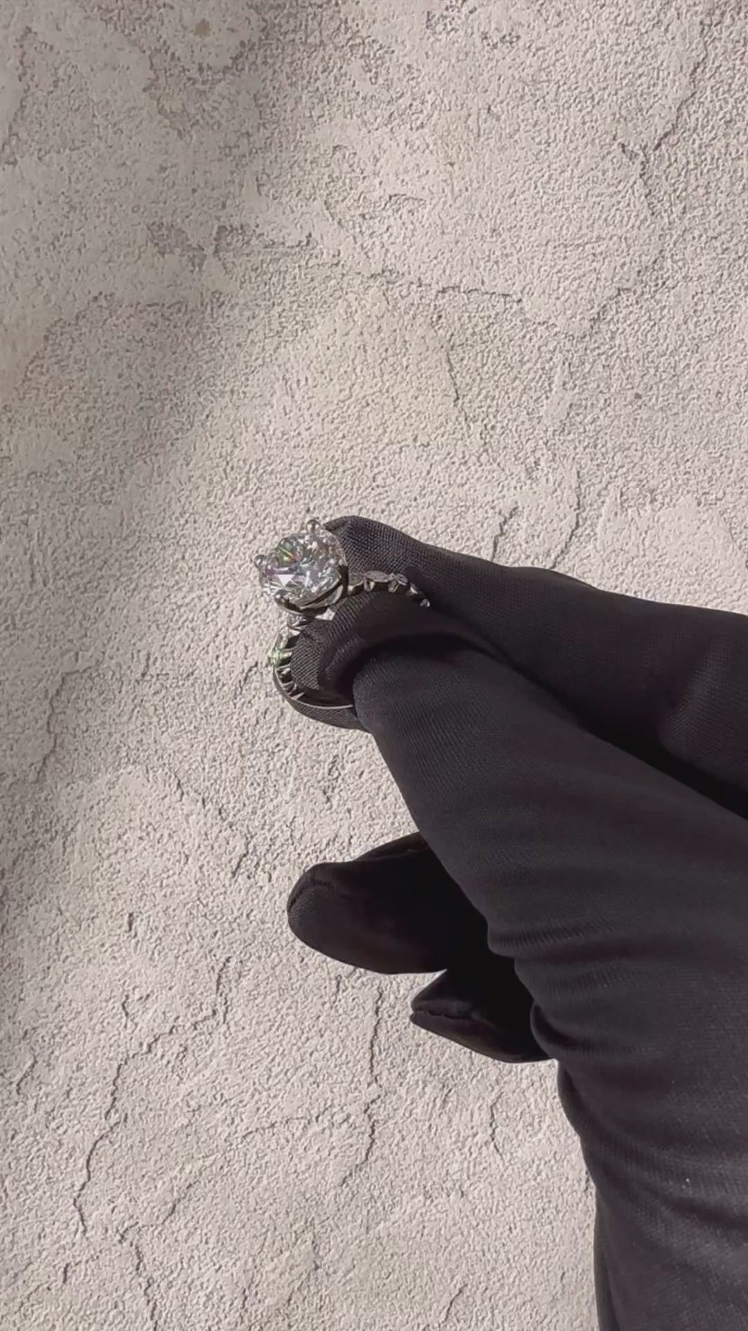 Moissanite Engagement Ring