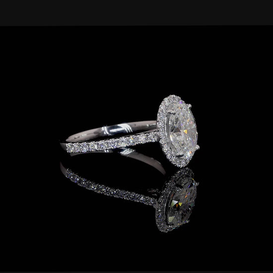 Moissanite Engagement Ring