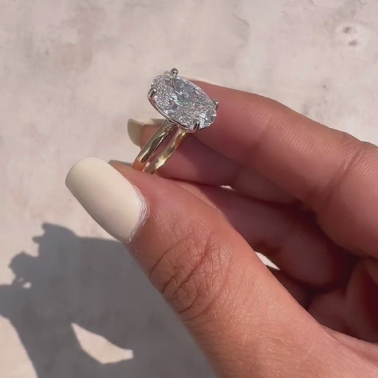 Magalie Moissanite Engagement Ring