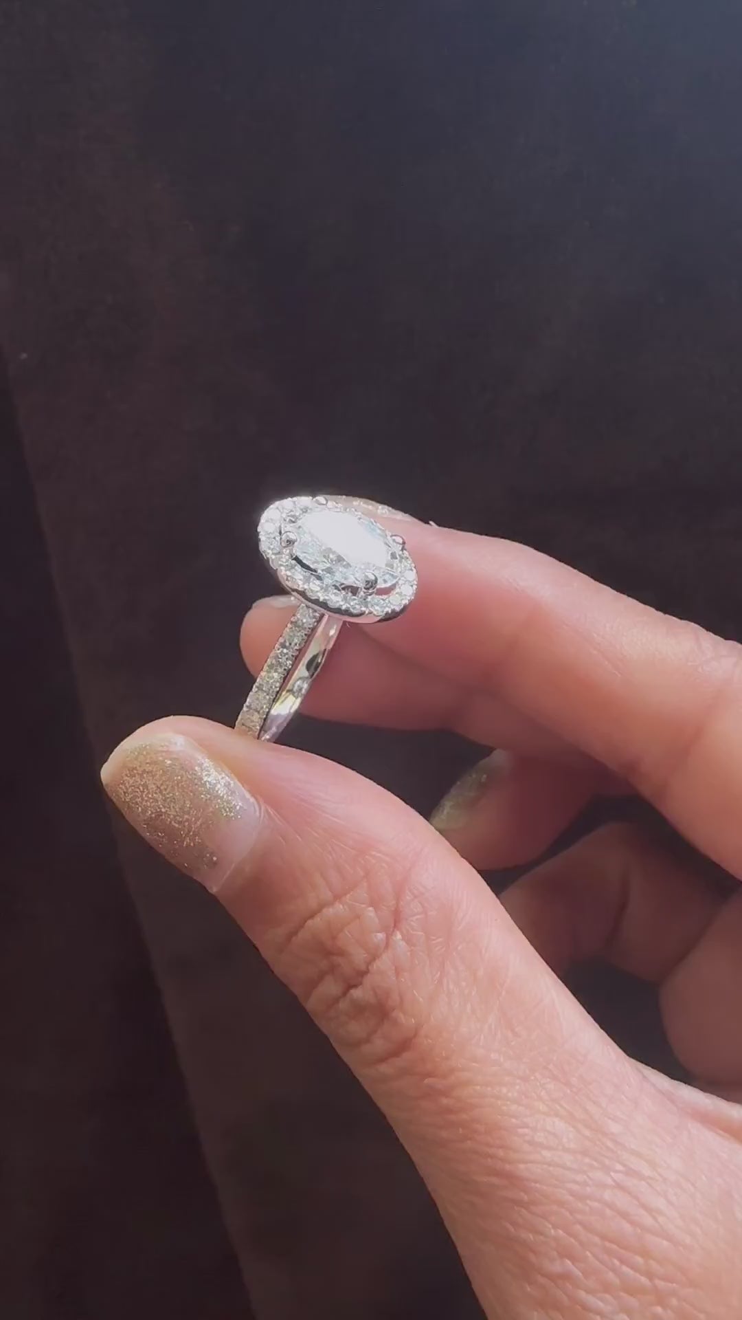 Moissanite Engagement Ring