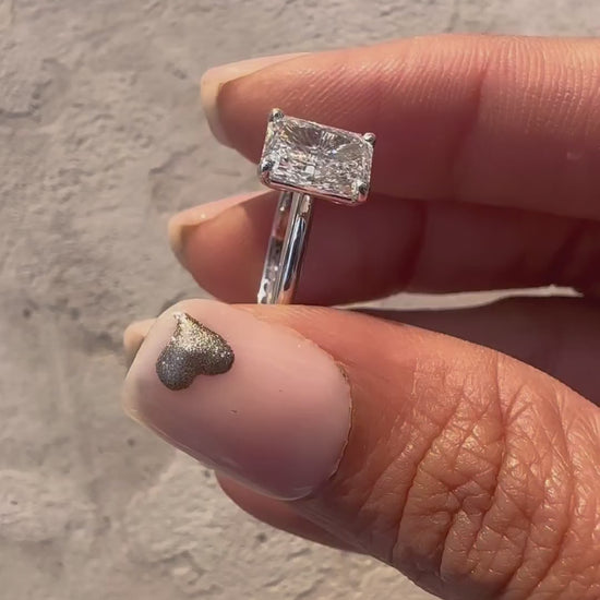 Ailani Radiant Moissanite Engagement Ring