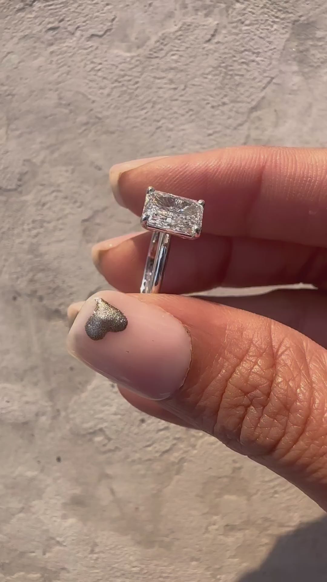 Ailani Radiant Moissanite Engagement Ring