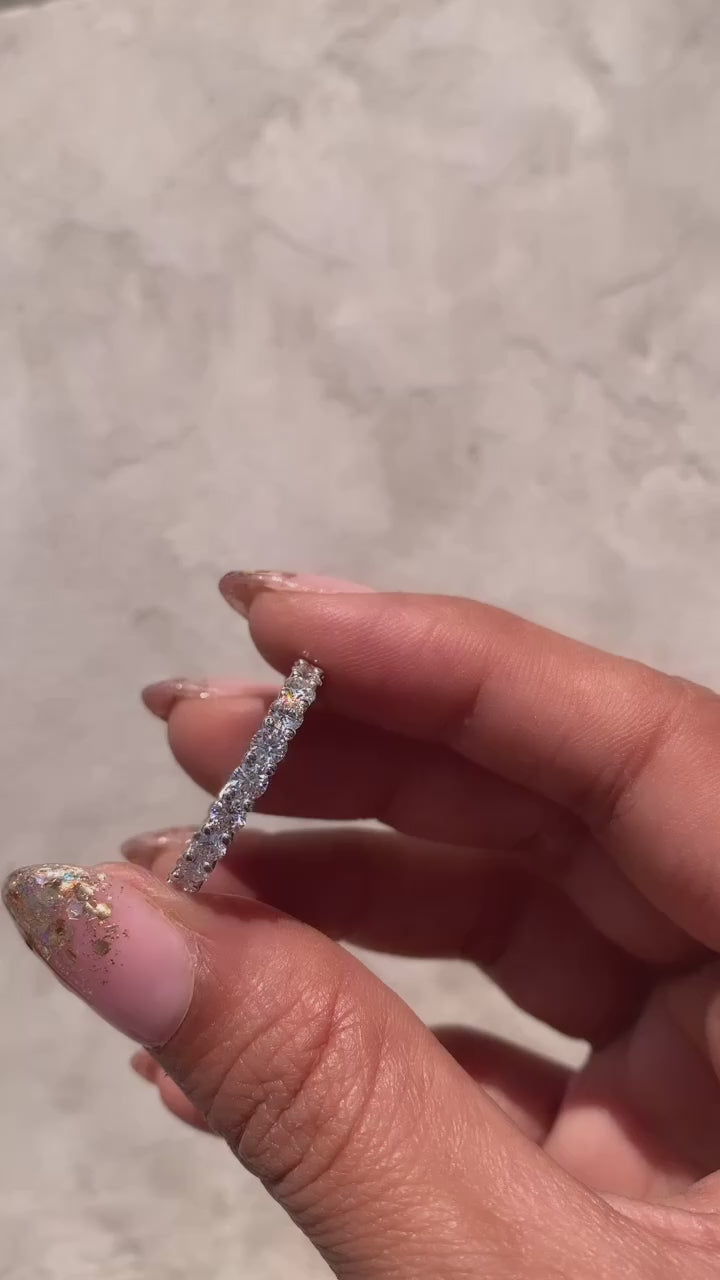 Moissanite Wedding Ring