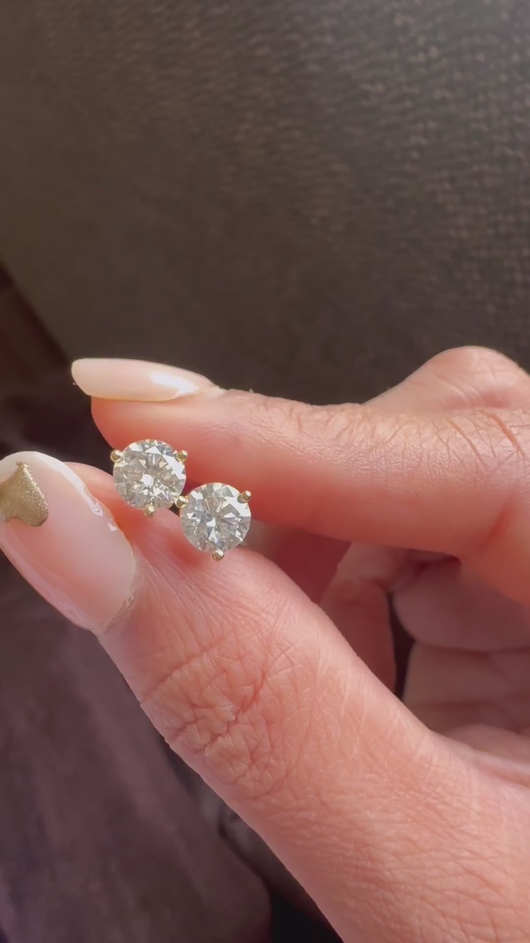 Moissanite Stud Earrings