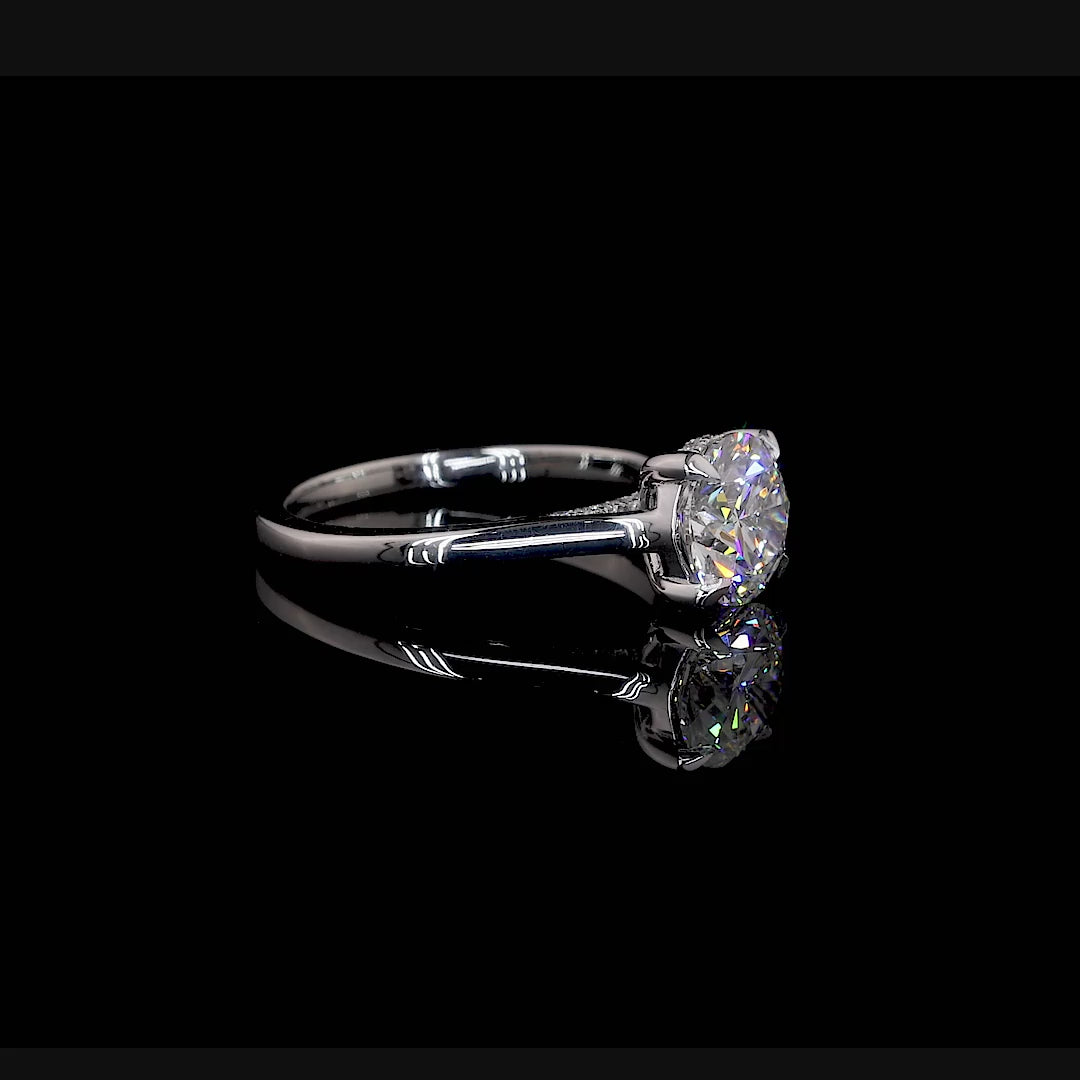 Pandora Round Engagement Ring