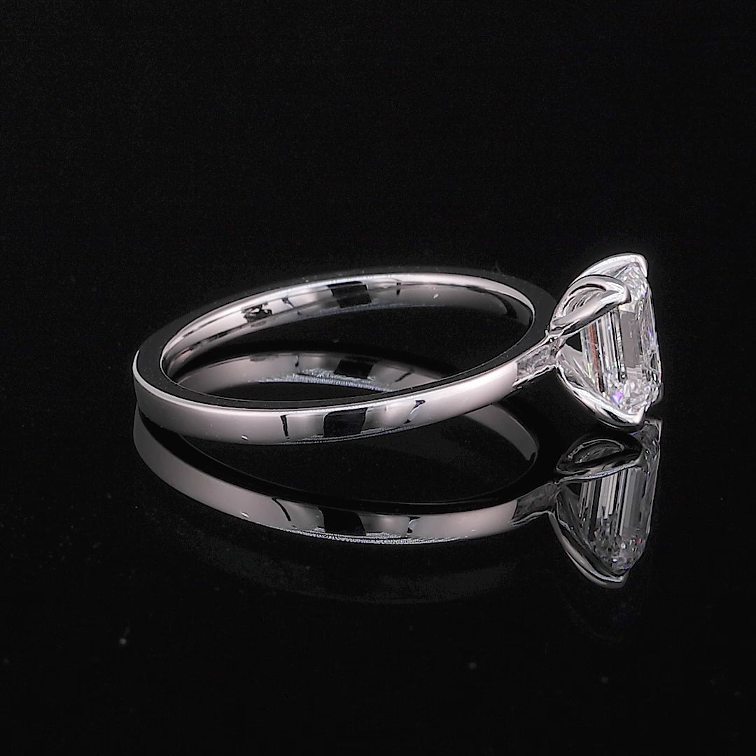 Emerald Engagement Ring