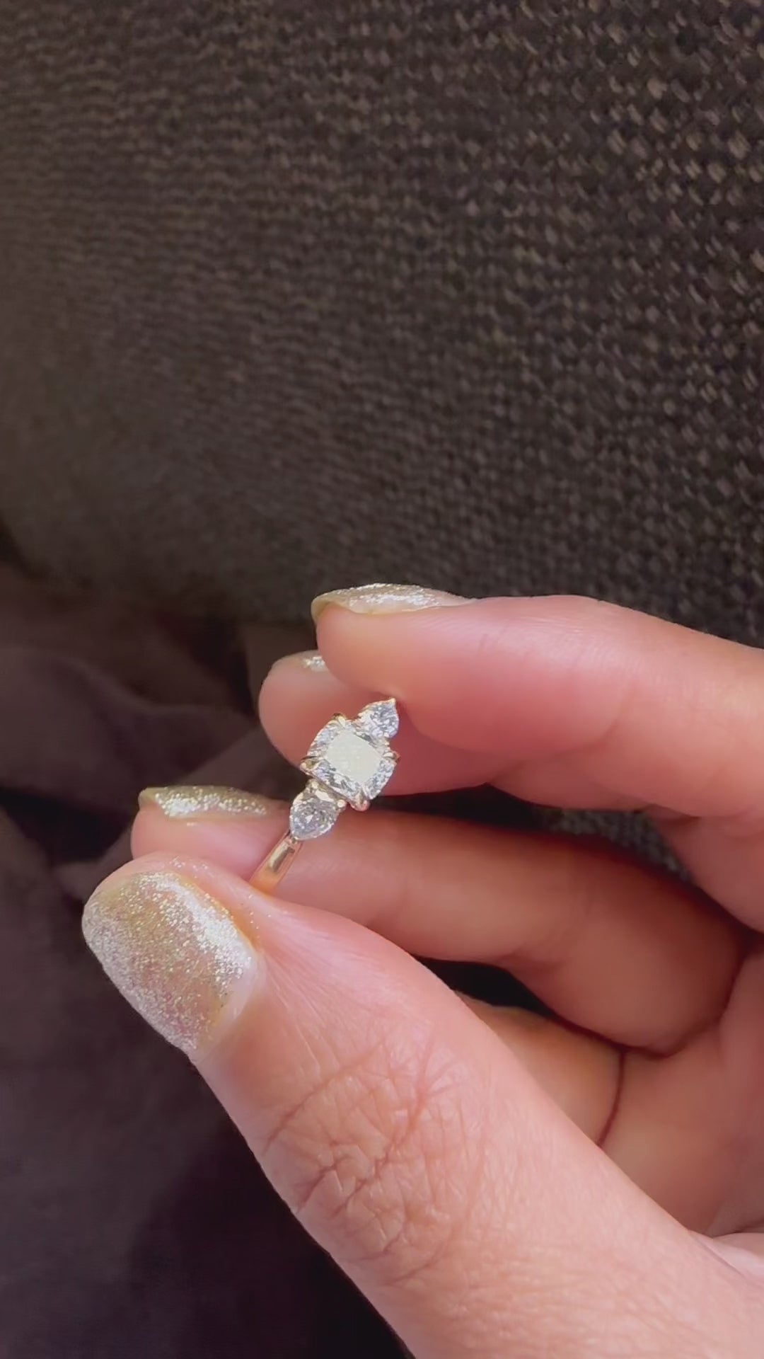 Moissanite Engagement Ring